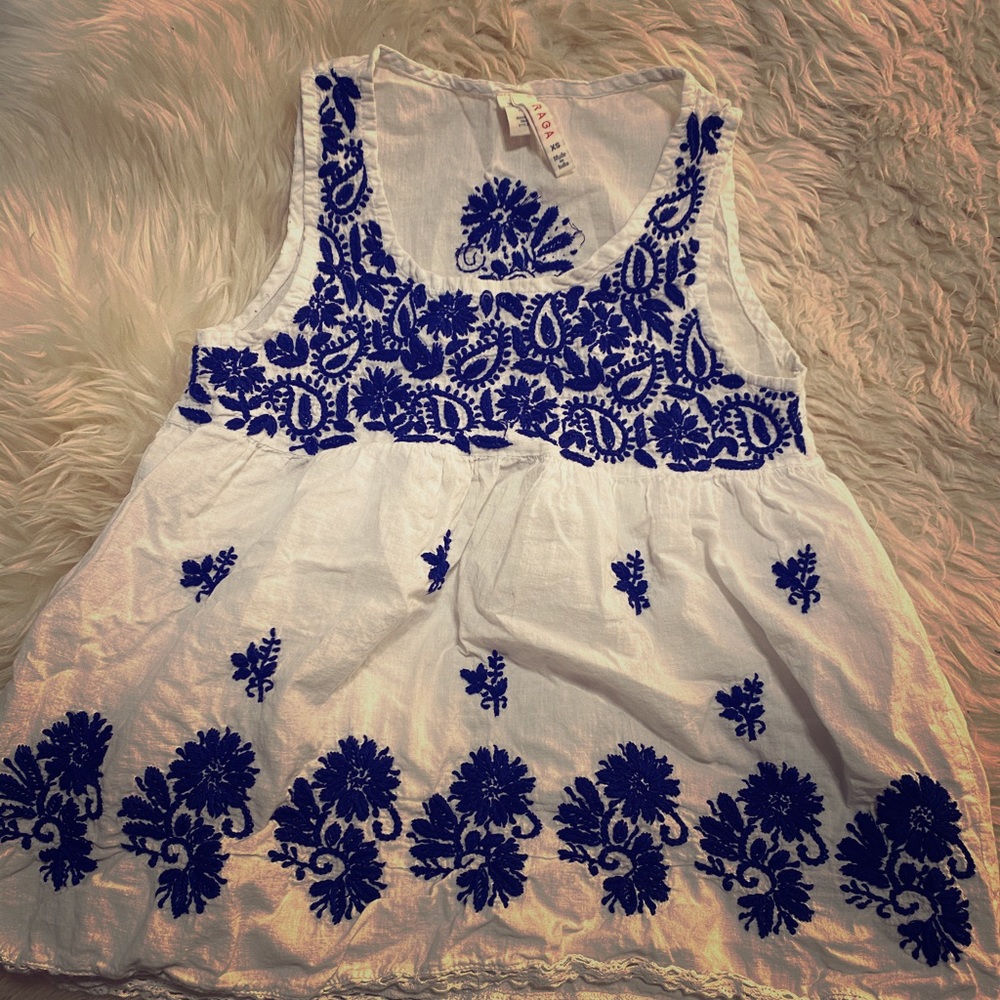 Raga Embroidered Swing Tank